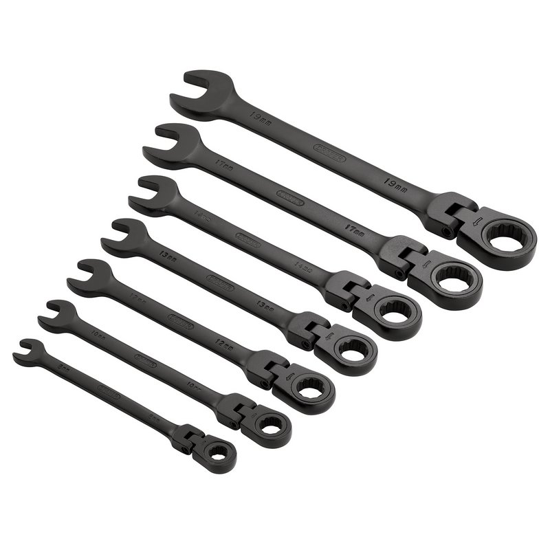 Flexible Head Ratcheting Metric Combination Spanner Set (7 Piece) Christensen Tools, South Africa