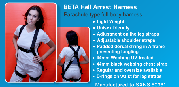 SpiderWebb BETA fall arrest harness