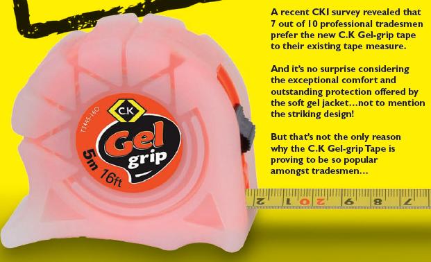 Ceka CK Gel Grip Tape Measure 5m