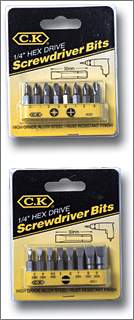 C.K Screwdriver bits