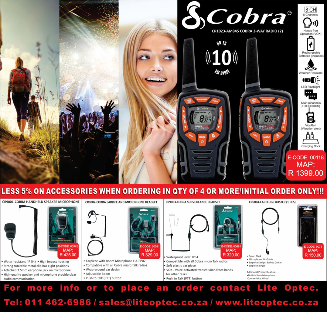 ZarteK Cobra Two Way Radio & Accessories