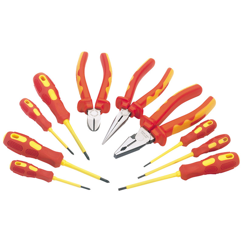 Draper Fully Insulated Pliers And Screwdriver Set (10 Pie