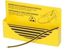 WARMBIER Wall mounted container for disposable heel grounde