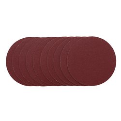 Sanding Discs, 125mm, Hook & Loop, 120G (Pack of 10)