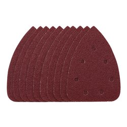 Detail Sanding Sheets with Hook and Loop, 140mm, 40 Grit, SSD6 (Pack of 10)