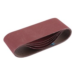 Cloth Sanding Belt, 100 x 610mm, Assorted Grit (Pack of 5)