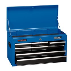 Tool Chest, 8 Drawer, 26", Blue