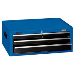 Intermediate Tool Chest, 3 Drawer, 26", Blue