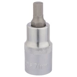 Draper Expert Hexagonal Socket Bits, 1/2" Sq. Dr., 7mm