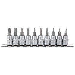 Draper Expert TX-STAR® Security Socket Bit Set, 3/8" Sq. Dr., 48mm (10 Piece)