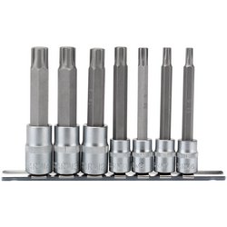 Draper Expert Ribe® Socket Bit Set, 3/8" & 1/2" Sq. Dr. (7 Piece)