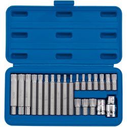 Draper Expert Ribe® 3/8, Socket and Bit Set, 1/2" Sq. Dr. (22 Piece)