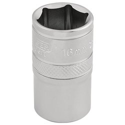 Draper Expert 6 Point Metric Socket, 1/2" Sq. Dr., 16mm