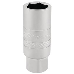 Draper Expert 12mm Thread 6 Point Satin Chrome Spark Plug Socket, 3/8" Sq. Dr., 18mm