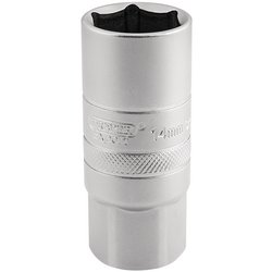 Draper Expert 14mm Thread 6 Point Satin Chrome Spark Plug Socket, 1/2" Sq. Dr., 21mm