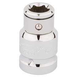Draper Expert Screwdriver Bit Holding Socket, 1/2" Sq. Dr. x 10mm Hexagon