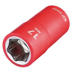XP1000® VDE Socket, 1/2" Sq. Dr., 17mm
