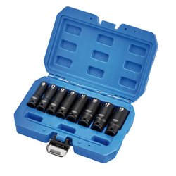 Draper HI-TORQ® Metric Deep Impact Socket Set, 3/8" Sq. Dr. (8 Piece)