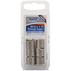 Draper Expert Metric Thread Insert Refill, M12 x 1.75 (Pack of 6)