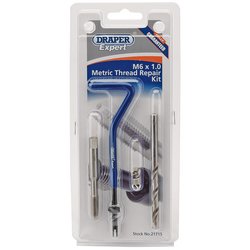 Draper Expert Metric Thread Repair Kit, M6 x 1.0