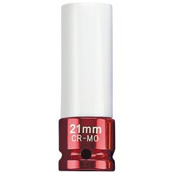 Draper Expert HI-TORQ® Wheel Nut Socket for Alloy Wheels, 1/2" Sq. Dr. (21mm)