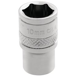 Draper Expert HI-TORQ® 6 Point Socket, 1/4" Sq. Dr., 10mm