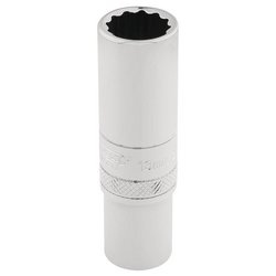 Draper Expert HI-TORQ® 12 Point Deep Socket, 3/8" Sq. Dr., 12mm