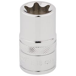 Draper Expert TX-STAR® Socket, 1/2" Sq. Dr., E18