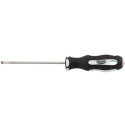 Draper Expert Plain Slot Soft Grip Parallel Tip Screwdriver, 3 x 75mm