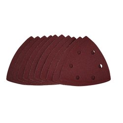 Delta Sanding Sheets with Hook and Loop, 93mm, 120 Grit (Pack of 10)