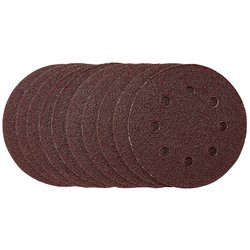 Sanding Discs, 115mm, 40 Grit, Hook & Loop (Pack of 10)