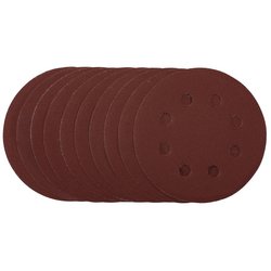 Sanding Discs, 115mm, 240 Grit, Hook & Loop (Pack of 10)