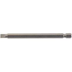 Plain Slot Insert Bit, 5.5mm, 1/4" Hex, 100mm Long (Pack of 1)