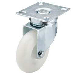 Swivel Plate Fixing Nylon Wheel, 75mm Diameter, S.W.L. 70kg