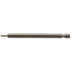 Draper TX-STAR® Insert Bit, 1/4" Hex, 100mm Long, T8 (Pack of 1)