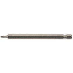 Draper TX-STAR® Insert Bit, 1/4" Hex, 100mm Long, T9 (Pack of 1)