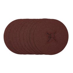 Fibre Sanding Discs, 125mm, 60 Grit, (Pack of 10)