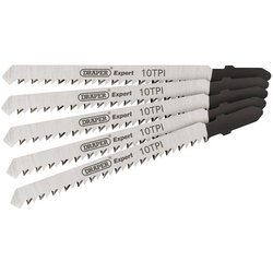 Draper Expert DT101BR Jigsaw Blade Set, 100mm (5 Piece)