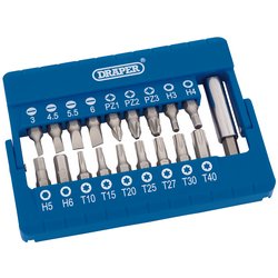 Screwdriver and Magnetic Bit Holder Set (19 Piece)