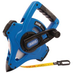 Fibreglass Surveyors Tape, 30m/100ft x 15mm