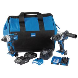 D20 Fix 'N' Go Kit (2 Piece), 2 x 2.0Ah Batteries, 1 x Charger, 1 x Bag