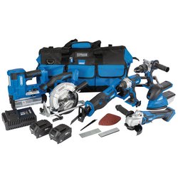 D20 20V Jumbo Kit,  7 x Power Tools,  2 x Batteries,  1 x Charger,  1 x Tool Bag