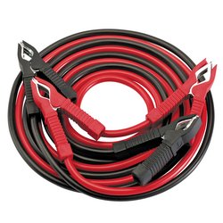 Motorcycle Booster Cables, 2m x 5mm&sup2;