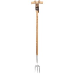 Draper Heritage Stainless Steel Fork With Ash Long Handle