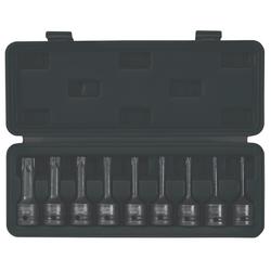 Draper Expert TX-STAR® Socket Bit Set, 1/2" Sq. Dr. (9 Piece)
