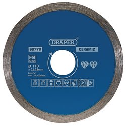 Continuous Diamond Blade, 110mm