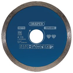 Continuous Diamond Blade, 115mm