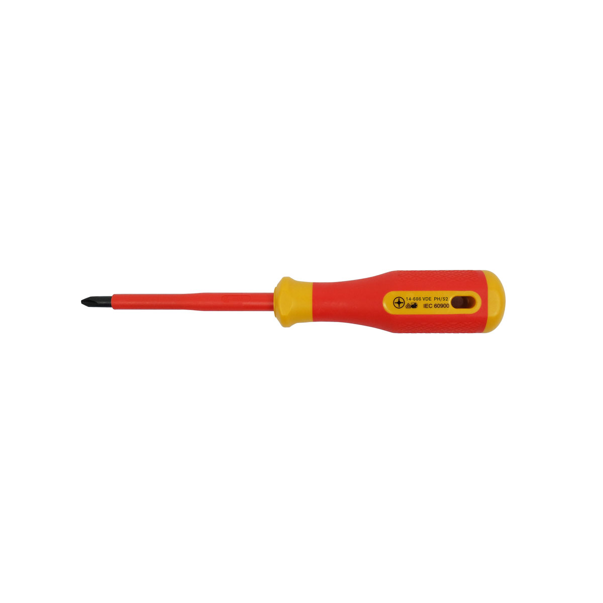 VDE combination screwdriver cross-recess PH/S2