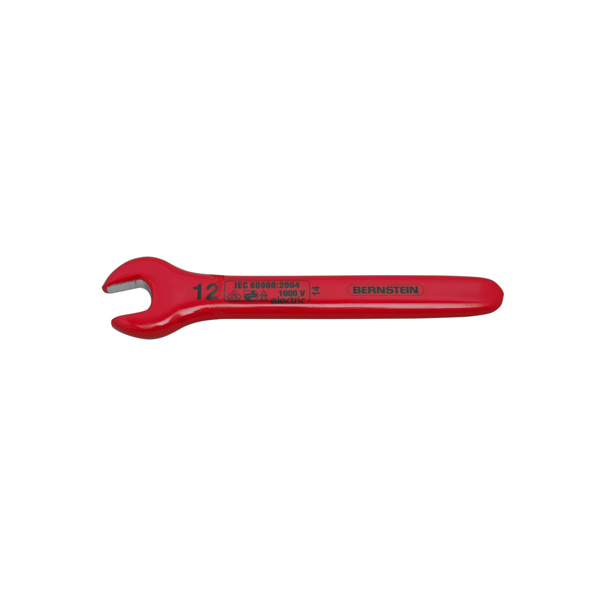 VDE single-ended open-jaw wrench 12.0mm