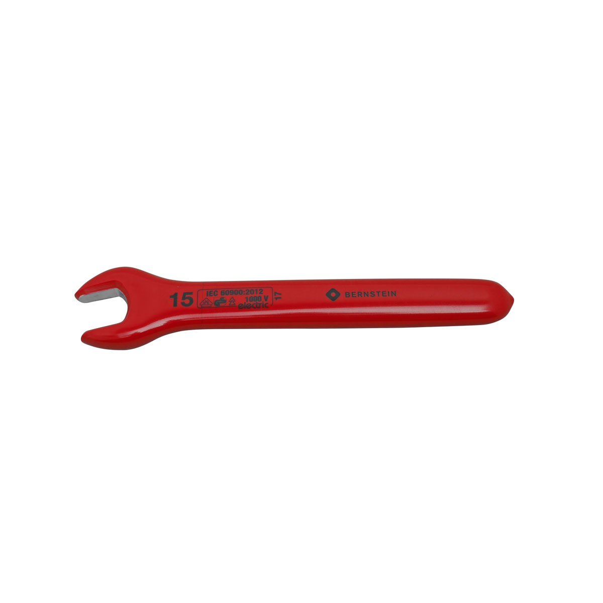 VDE single-ended open-jaw wrench 15.0mm